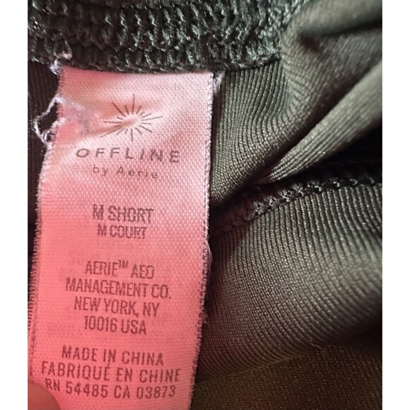 Aerie Offline Green Mesh Pocket 7/8 Leggings Women's SIZE MEDIUM - Picture 6 of 10